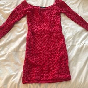 Bebe mini dress hot pink